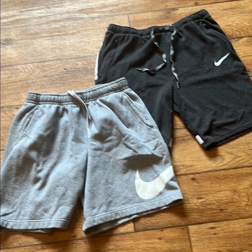 2 Gray Nike Shorts men’s L.
